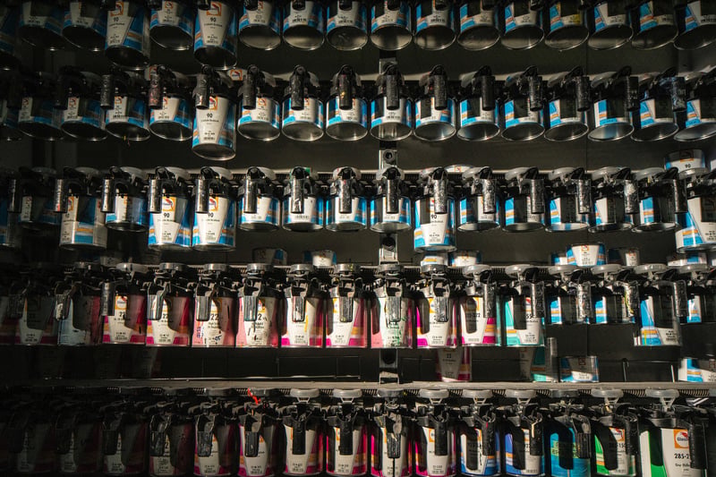 Glasurit automotive paint mixing system